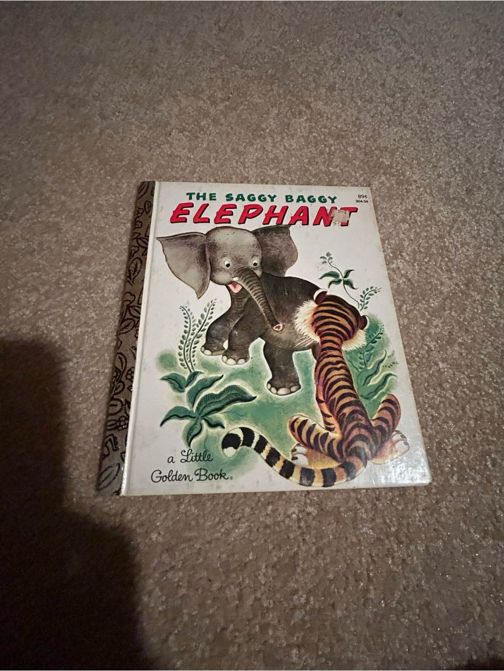 'The Saggy Baggy Elephant' - Little Golden Book